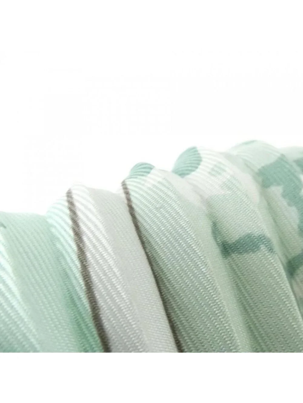 ★SOLD★ Hermes Pleated Scarf Scarves Blue - Picture 6 of 7